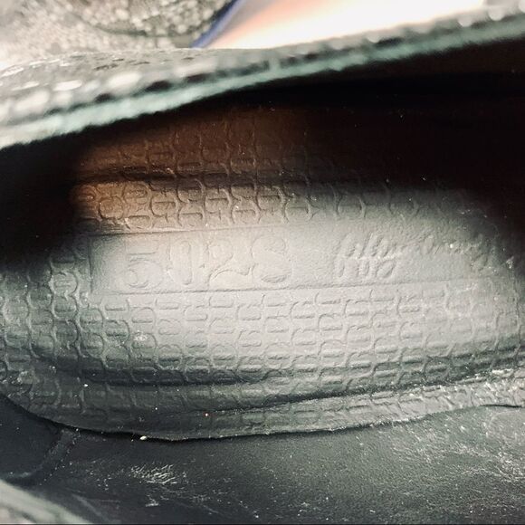 5028 Artisan Crafted Black Sparkle Textured Cut Out Ankle Bootie 6.5 - Picture 10 of 12